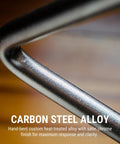 Triangle Percussion Instrument Handcrafted In USA By Nashville Small Biz, Premium Alloy Triangle For Rich, Warm Chime Tone, Supports American Jobs, Made In Tennessee Music Gear close-up carbon steel alloy