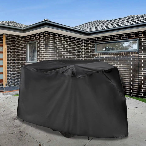 All Weather Heavy Duty Cement Mixer Cover Built Tough With Waterproof Oxford Fabric Shield Dustproof Rain Guard For Road Repair And Construction Sites Portable Mud Mixer Protector To Keep Equipment Clean covering equipment outdoors.