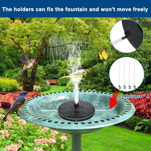 28 Inch Tall Outdoor Bird Bath With Solar Water Fountain Plastic Retro Green Bird Bath For Garden Lawn Yard And Patio Decor