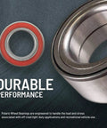 Premium Sealed Wheel Bearing For Atv Utv Sxs 35X64X37Mm showing durable single sealed design with rubber layer for protection.