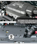 Engine bay with Radiator Cap And Coolant Reservoir Cap OEM 16401-31520 installation on Lexus Toyota Scion