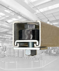 Unistrut Trolley Limiter Set Of Four For One And Five Eighths Inch Wide Or Taller Strut Channel Keeps Your Trolley In Place Close-up