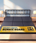 Heavy Duty Bunkie Board King Size With Non Slip Grip Base on bed frame for low profile mattress support.