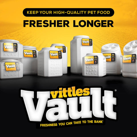 Air Tight Pet Food Storage Canister With Gamma Seal Lid, Pest Proof Kibble Keeper for Dog and Cat, multiple sizes displayed