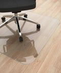 Transparent Hard Floor Chair Mat PVC Office Desk Protector for Wood Tile and Vinyl Floors Scratch Resistant Rolling Chair Mat