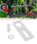16mm Electric Bike Torque Arm Flat Pad Set For Electric Scooters, Includes 61x21x5mm And 16x12mm Mounting Pads, Easy Install, Durable steel pad and screw