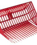 DuraPitch II Pitch Fork Replacement Head With Stable Polycarbonate Basket, 13 Inch Tines, Red, for Farms Barns and Stables