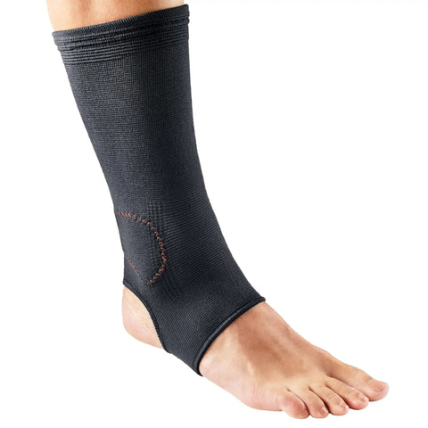 Compression Ankle Support Sleeve For Sprains And Strains, Breathable Material With Airflow, Ergonomic Go To Fit For All Day Comfort, Reduces Chafing, Works With Most Shoes, Gray, Size Large And XL, 1 Pack