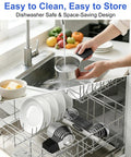 Magnetic Measuring Cups And Spoons Set For Kitchen Use With Nesting Design And Readable Measurements in dishwasher and sink