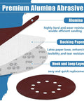 10 Hole 9 Inch Hook And Loop Sanding Discs 15 Pack For Drywall Wood Walls And Popcorn Ceiling Grits Layer Diagram