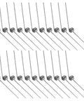 40 Pack Stainless Steel Tiny Torsion Springs For DIY Repair Woodworking And Hair Clip Replacements 0.01 Inch Wire Diameter 0.16 Inch