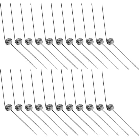 40 Pack Stainless Steel Tiny Torsion Springs For DIY Repair Woodworking And Hair Clip Replacements 0.01 Inch Wire Diameter 0.16 Inch