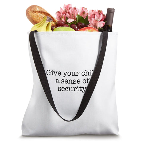 Fresh And Hella Chill Tote Bag For Kids Teens And College Graduates Great Birthday Present With Country Religious Motivational Vibes Easy Carry Shoulder Bag 16 Inches Wide filled with groceries and flowers.