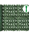Artificial Ivy Privacy Fence Wall Screen 120 By 40 Inches 12 Pack Of 20 By 20 Inch Panels with rolled panel and ties