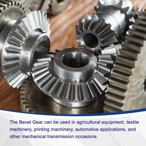 90 Degree Bevel Gear Set One To Two Ratio Two Ground Spiral Beveled Gears With 8mm And 14mm Bores Left Hand And Right Hand 15T And 30T Teeth Includes 5x2.3mm Keyways For Precision Gearbox And DIY Robotics Projects