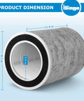 Air Purifier Max Replacement Filter For Shark HP200 Series Including HP201 HP202 HP302 HC502 Max 11.9 x 8.7 x 5.5 inches