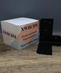 Heavy Duty Steel 4x4 Workbench Bracket Kit with box and bracket on wooden surface