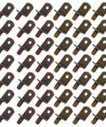 80 Piece Shelf Pegs for Cabinet Shelves, 6mm Shaft Diameter, Cold Rolled Steel Fixing Pins, displayed in rows.
