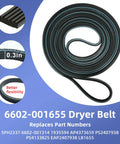 Dryer belt from Upgraded Dryer Roller Repair Kit Fits Multiple Dryers DV45H7000EW A2 DV42H5000EW A3 DV48H7400EW A2