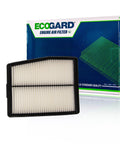 Premium Engine Air Filter For 2022-2025 Hyundai Tucson, Kia Sportage, and more, displayed with packaging, replaces 28113-L5100.