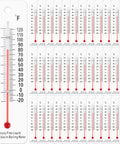 Mercury Free Science Thermometer Set Of 10 For Students, Boiling Point Thermometers For Classroom Lessons, Kid Friendly