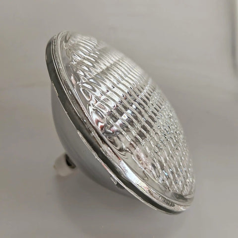 litewinsune PAR56 300W 110V WFL Wide Flood Light close-up showing polished reflective bulb design suitable for lighting fixtures.