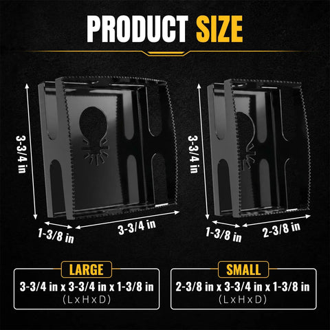 Heavy Duty Stainless Steel Drywall Outlet Box Cutter Blades 2 Pack Oscillating Tool Blades for Electrical Boxes One Step Wood and Drywall Cut Compatible With Dewalt 20V and Milwaukee M18; large 3-3/4 x 3-3/4 x 1-3/8 in