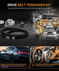 Get Your Dodge Ram Running Like A Dream With This Premium Serpentine Belt Tensioner Idler Pulley Assembly Kit That Replaces Part 38323 For Effortless Engine Performance And Long Lasting Durability On The Road Today. Serpentine belt kit with 6PK2020 belt and idler pulleys