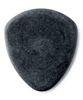 Jazztone Large Round Tip Guitar Picks 2.08mm 6 Pack For Jazz Players With Super Grip Non Flexible Feel Contoured Edge Built For Speed And Precision On Smooth Jazz Runs And Complex Chords black pick close-up