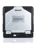 Toughbook CF31 MK3 Badass Rugged Laptop Featuring Rock Solid Heavy Duty Armor rear view with metal finish