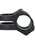 Short 22.2mm Bike Stem 35mm Reach For Mountain Road BMX, 6061 Aluminum Alloy, side view showing clamp design