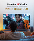 4K DisplayPort KVM Extender Over Ethernet HDBaseT 3.0 PoE With Uncompressed DP 1.2a Transmission 4K60Hz Zero Latency 100m Range For Pro Gaming Setups And Workstations in living room gaming setup