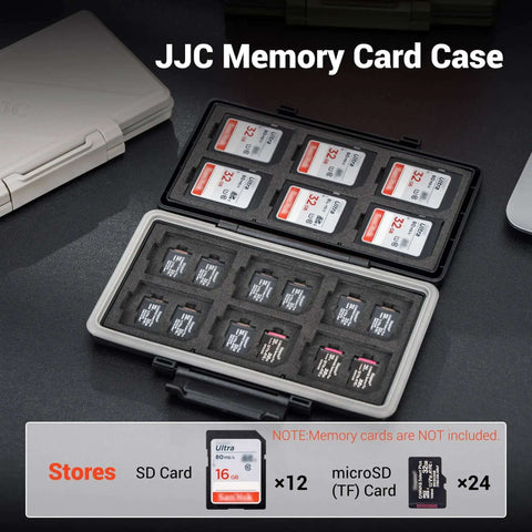 Fresh Hot Pink Memory Card Wallet Slick Waterproof Storage Holder For SD And Micro SD Cards showing open case with slots for 12 SD and 24 micro SD cards.