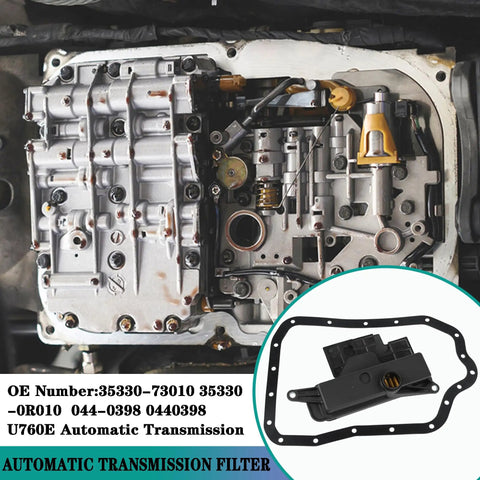 Automatic Transmission Filter Kit For U760E Fits Toyota Camry Highlander RAV4 Sienna Venza Scion TC From 2009 Through 2019 Replaces 35330-73010