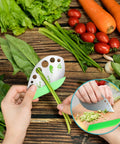 Upgraded Herb Scissors Set With Leaf Stripper And Five Blade Stainless Steel Kitchen Shears For Easy Chopping Of Herbs And Veggies, Peelers Included, A Great Gift For Parsley, Rosemary, Chive, Salad Greens And More, with leaf stripper