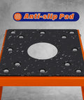 Anti-slip pad on Heavy Duty Center Stand For Dirt Bikes And Powersports With Non Slip Pad Mini Bike Stand
