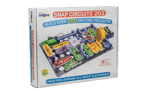 Electronics Exploration Kit With Over 200 STEM Projects, Full Color Project Manual, 42 Snap Modules, Safe Hands-On Learning