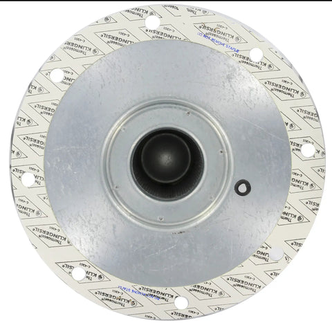 Air Oil Separator For Industrial Equipment 02250100-756, circular metal oil separator filter with gasket and center opening