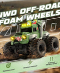Waterproof Remote Control Car With Water Gun 1:18 Amphibious 4WD Monster Truck with foam wheels highlighted