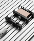 6060 Aluminum T Slot Spoilboard Extension For CNC Router Compatible With PROVerXL 4030 shown with dust baffles and clamping feature