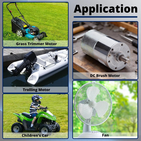 Heavy Duty Pwm Dc Motor Speed Controller Handles Seven To Seventy Volts And Thirty Amps With Adjustable Knobs For Smooth Throttle Control and applications like trolling motors and fans.