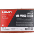 Red Pro Grade Firestop Block CFS BL For Wall Penetrations 7.87 by 5.11 by 1.96 Inches UL 1479 CULus Listed FM Approved CE Marked