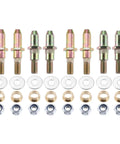 Door Hinge Pin Bushing Repair Kit For Chevy Silverado And GMC Sierra 1999 Up Replacement Pack Of 32 Silver And Bronze Tones OE Numbers 89025539 19299324 Easy Install To Fix Loose Squeaky Misaligned Doors, 8-pin kit