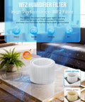 Six Pack Humidifier Filter Replacements For Vicks V3100 V3500 V3600 V3700 V3900 VEV320 Kaz 3020 And Honeywell filter on table