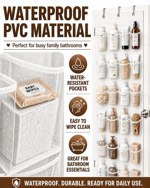 Super Sleek Over The Door Shoe Organizer With Twenty Four Clear Pockets Delivers A Game Changing Space Saving Win For Apartments And Dorms While Keeping Floors Totally Clutter Free