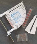 All In One Outdoor Weather Station With Rain Gauge, Wind Speed And Direction, Thermometer And Mounting Kit, White Finish