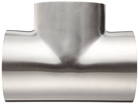Stainless Steel 304 Weld Short Tee Fitting Three-Port 4 Inch Tube OD High Pressure Pipe Connector Built Tough Against Corrosion And Heat Up To 250 Psi At 70 F