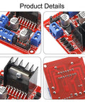 Dual TT Motors With 1 to 48 Gearbox For 200 RPM 3V to 6V DC Hobby Gear Motors, Includes Wheel Kit And L298N Motor Driver Board For Arduino DIY Smart Car Robot Builds
