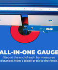 Precision Router Table Setup Bars Set Of Seven Gauge Measuring Sticks For Woodworkers Craving Dead On Depth And Height Calibration Plus No Fuss Cut Alignment For Any Garage Shop Upgrade, close-up view of gauge measuring distances.