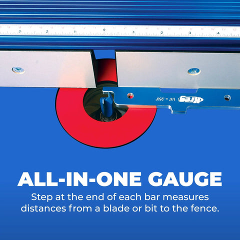 Precision Router Table Setup Bars Set Of Seven Gauge Measuring Sticks For Woodworkers Craving Dead On Depth And Height Calibration Plus No Fuss Cut Alignment For Any Garage Shop Upgrade, close-up view of gauge measuring distances.